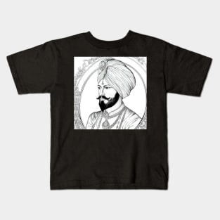 Guru Gobind Singh drawing Kids T-Shirt